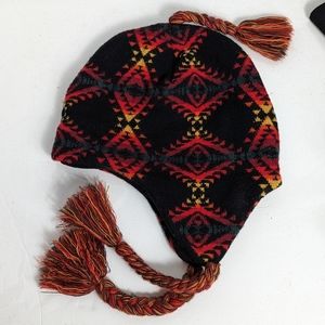 Pendleton merino wool fleece lined hat small Child women small